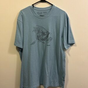 Large Patagonia light blue men’s t-shirt
